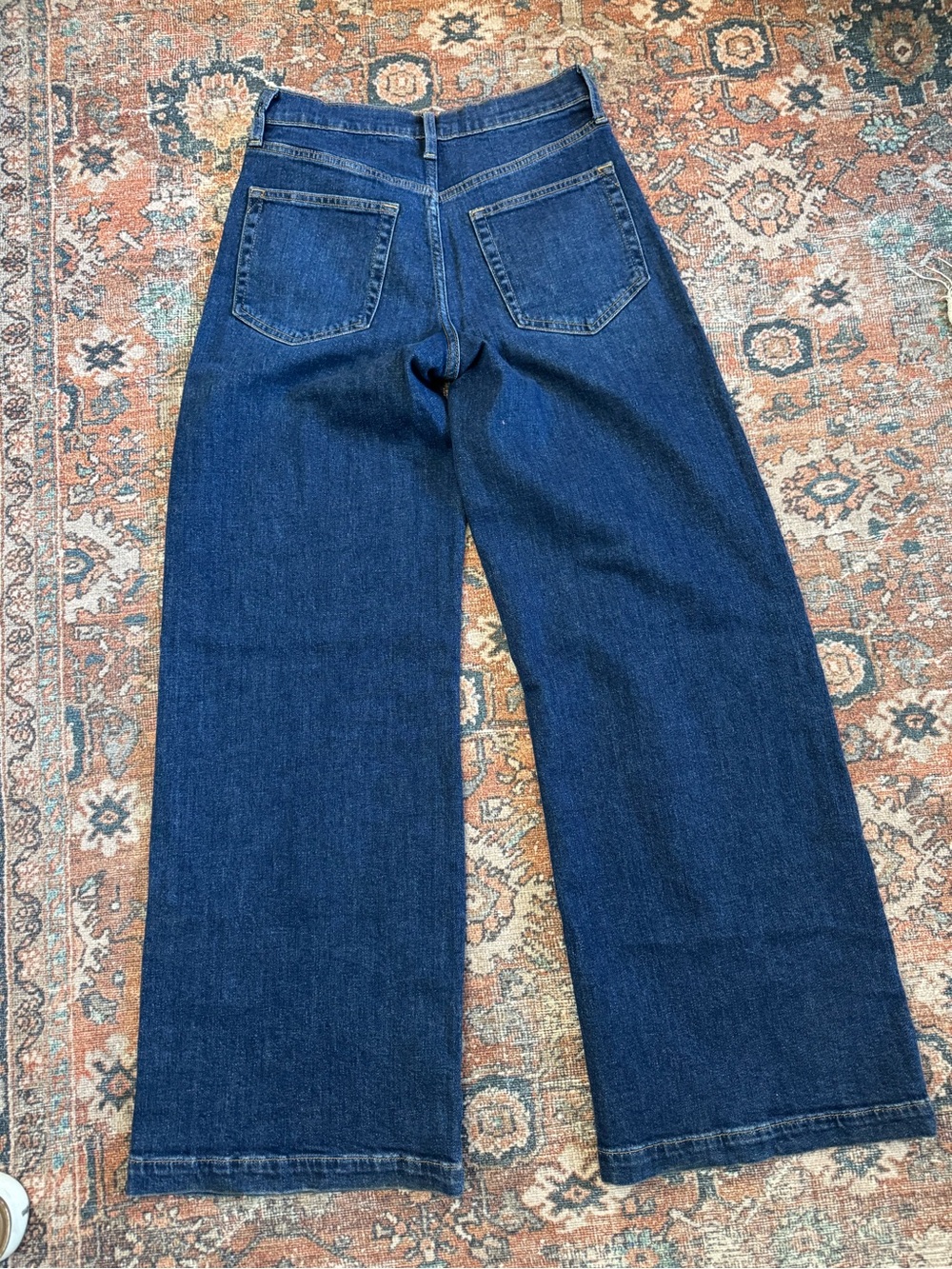 Women’s Gap High Rise Stride Jeans in dark denim size 4R/27 - Picture 2 of 4